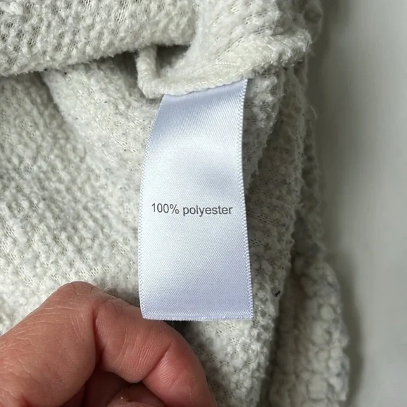 MAURICES Gray and Cream Half Zip Sherpa - Picture 4 of 6